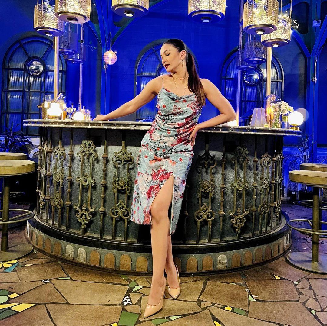 Gauahar's slip dress sets the stage for some serious fashion inspiration.